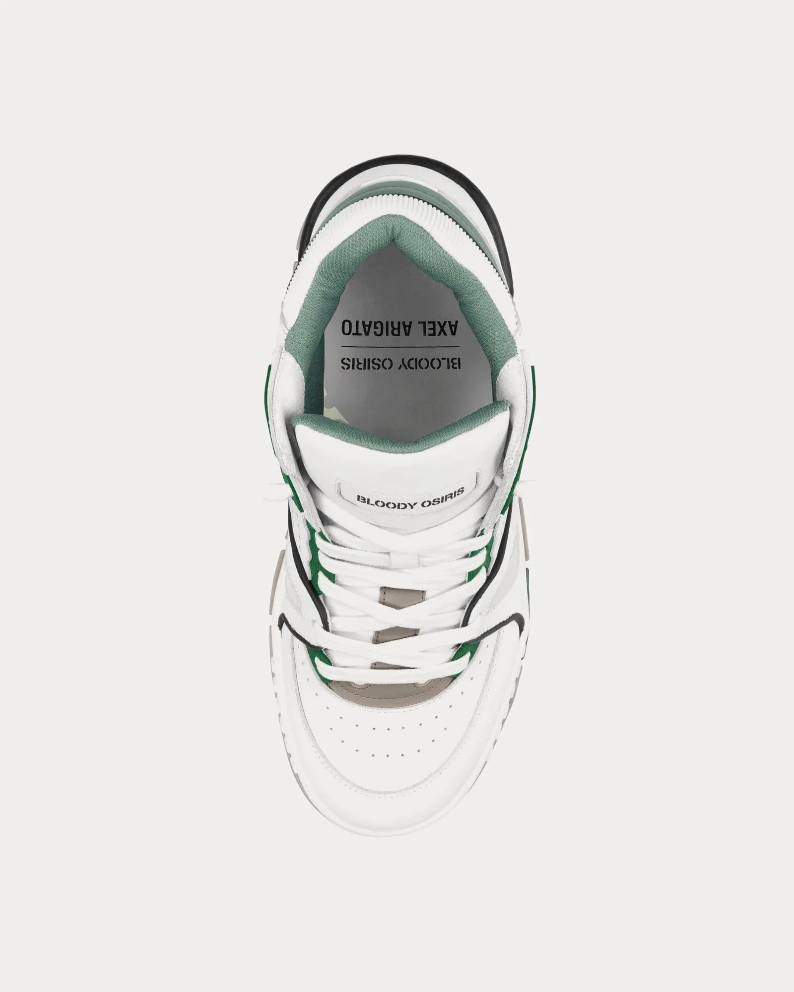 Earth Lo White / Green Low Top Sneakers