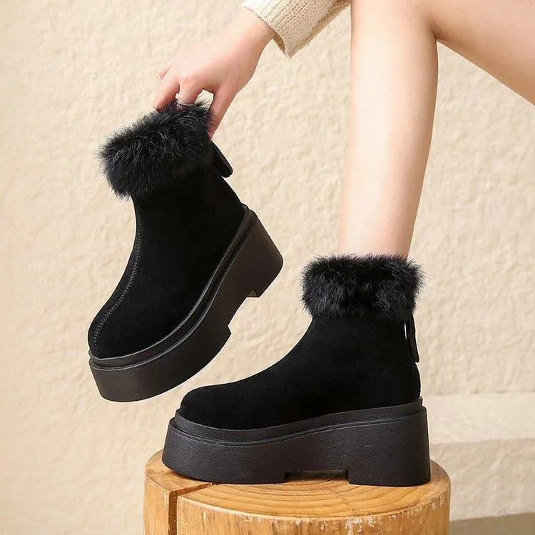 Furry Warm Snow Boots