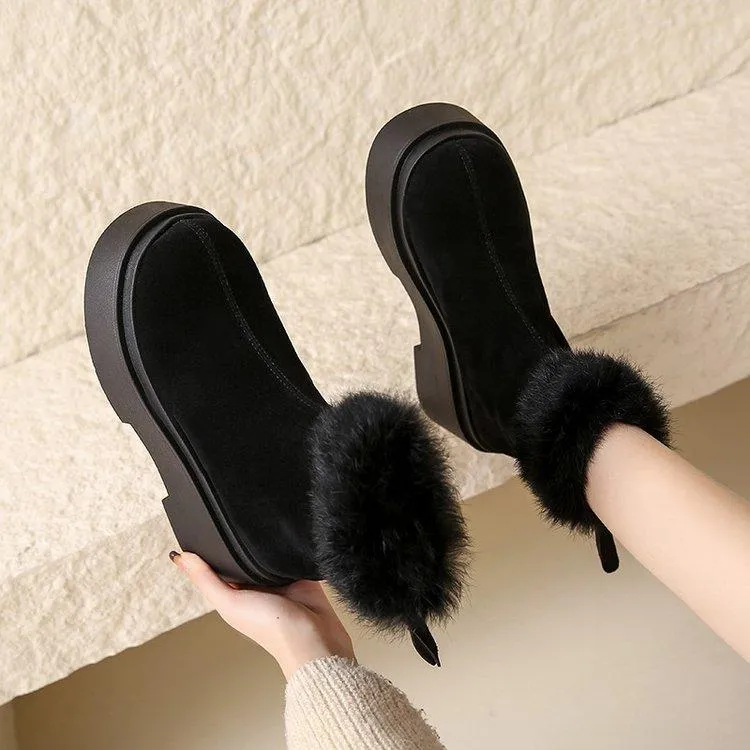 Furry Warm Snow Boots