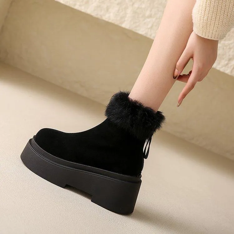 Furry Warm Snow Boots