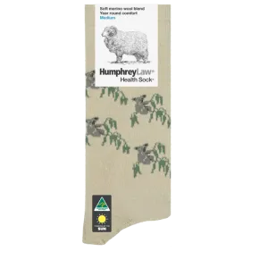 H/L Fine Merino Wool Health Sock Tourist Australia