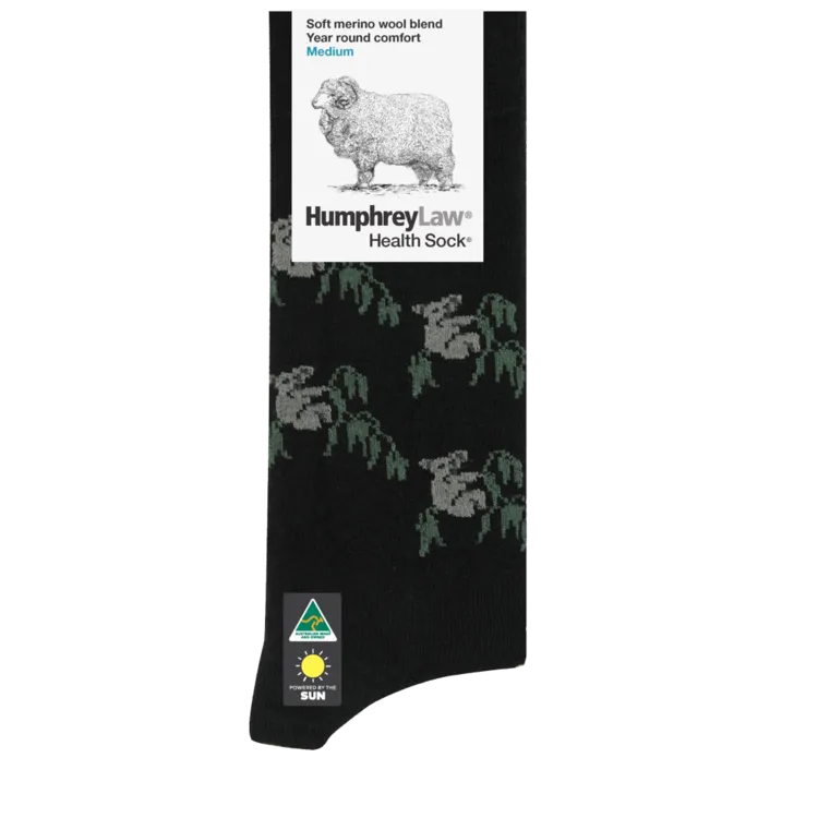 H/L Fine Merino Wool Health Sock Tourist Australia