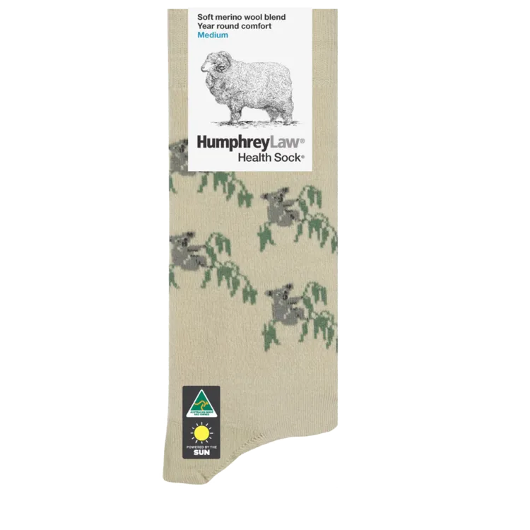 H/L Fine Merino Wool Health Sock Tourist Australia