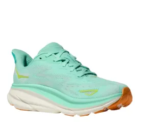 HOKA Women's Clifton 9 Sneaker - Seafoam/Aqua Breeze