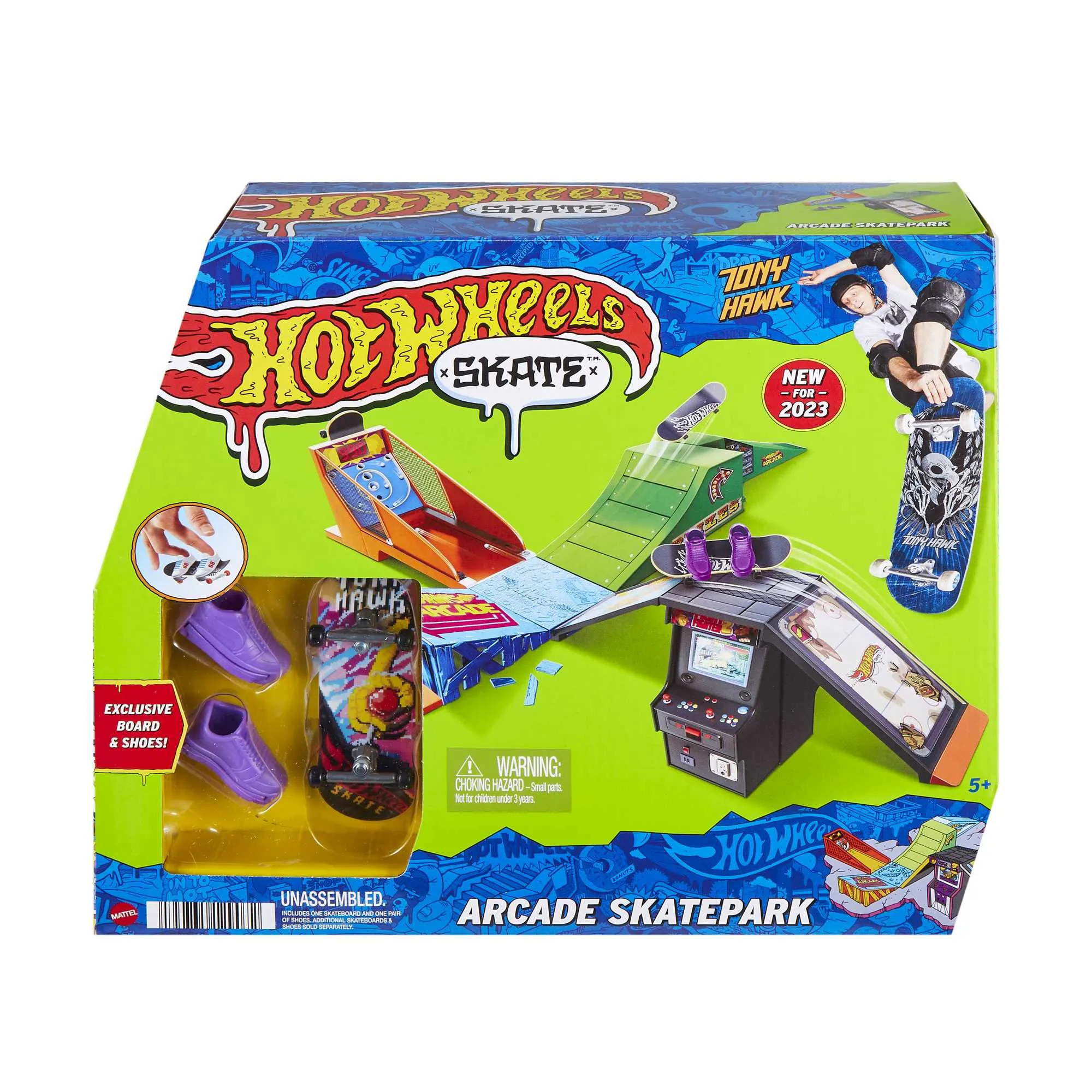 Hot Wheels Skate Pista de Brinquedo Set Arcade