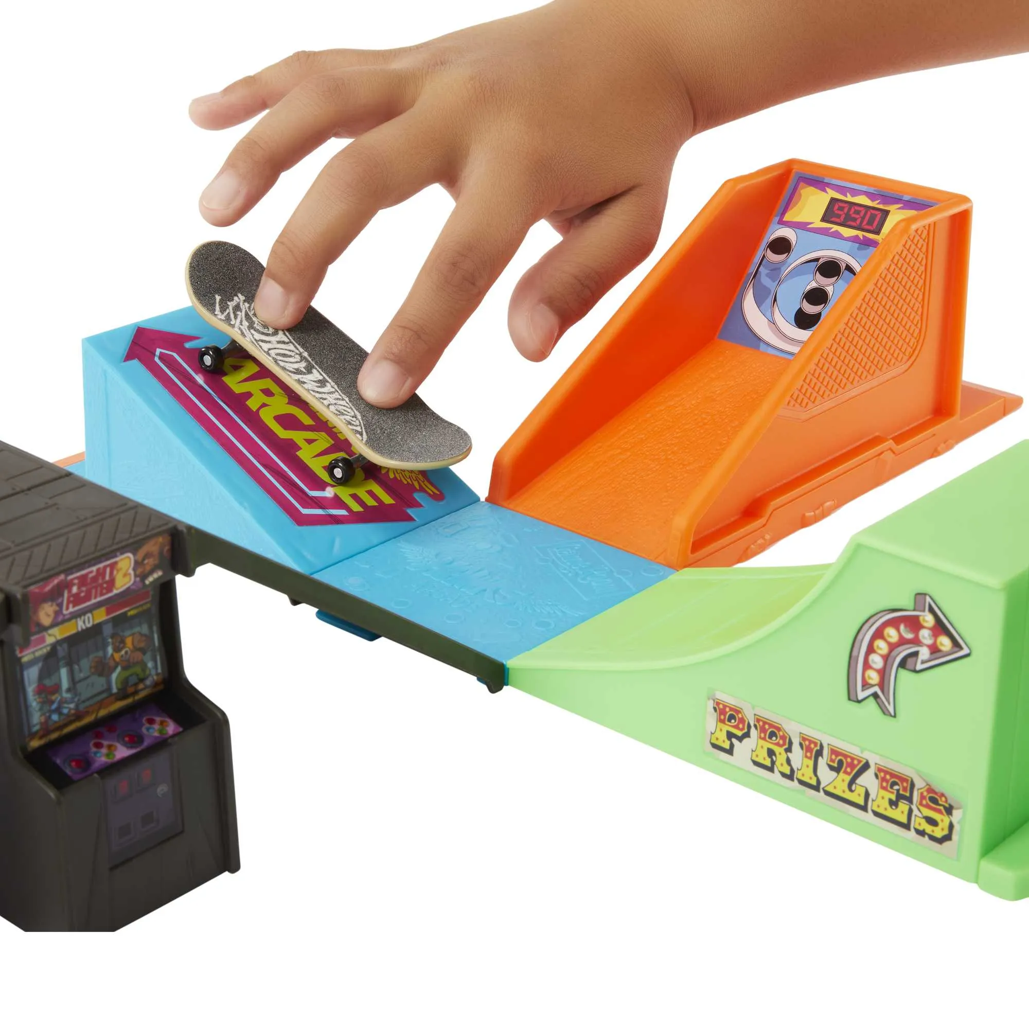 Hot Wheels Skate Pista de Brinquedo Set Arcade