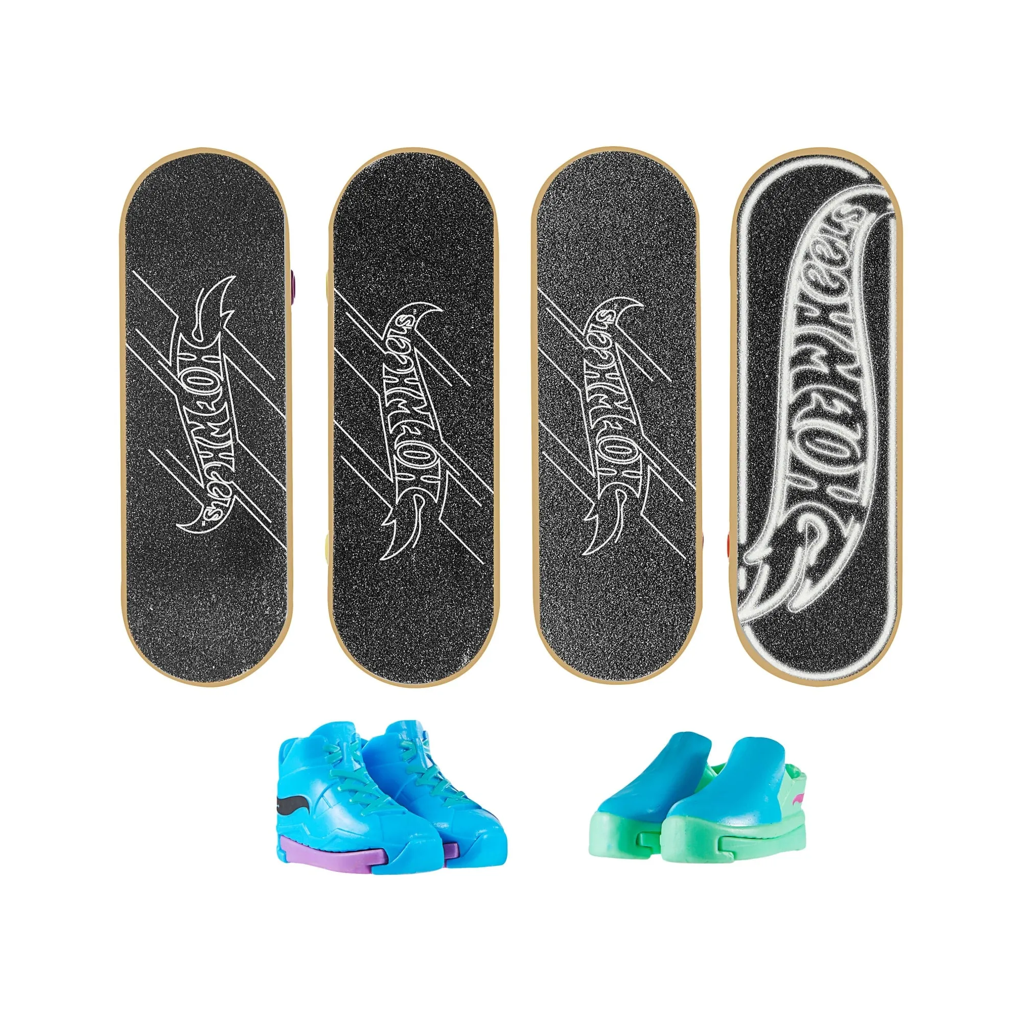 Hot Wheels Skate Veículo de Brinquedo Pacote de Patinetes Experiência Épica com Tênis