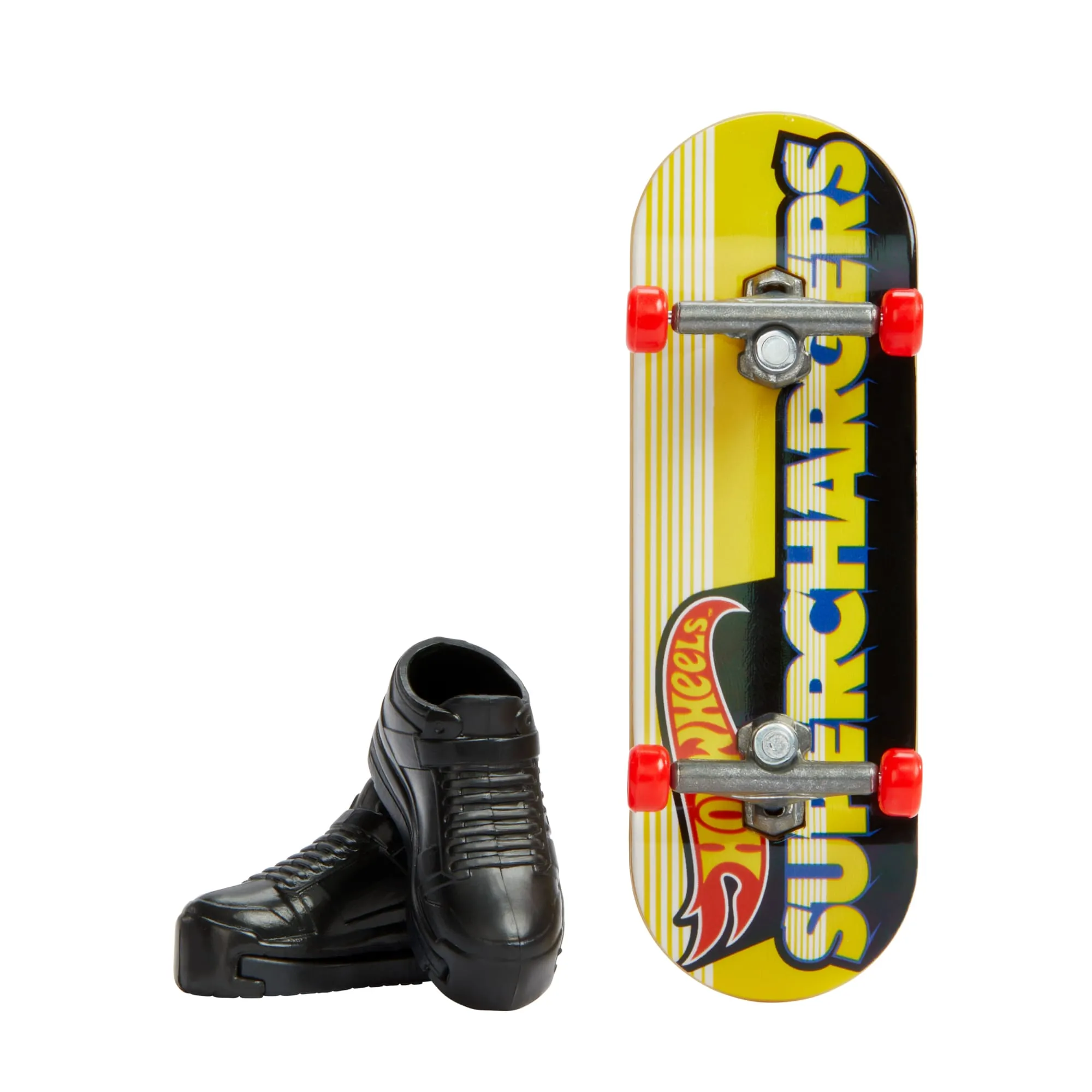Hot Wheels Skate Veículo de Brinquedo Skateboard CHARGED-UP CHAMP™ com Tênis