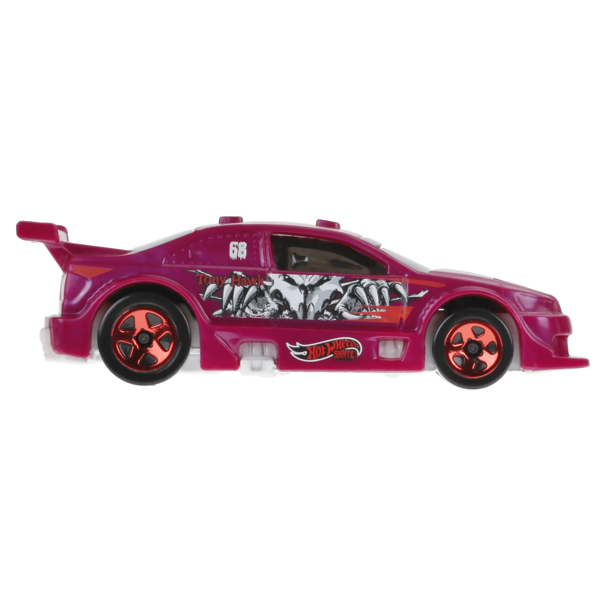 Hot Wheels Skate Veículo de Brinquedo Skateboard de Coleção Falcão Roxo e Branco com Diecast