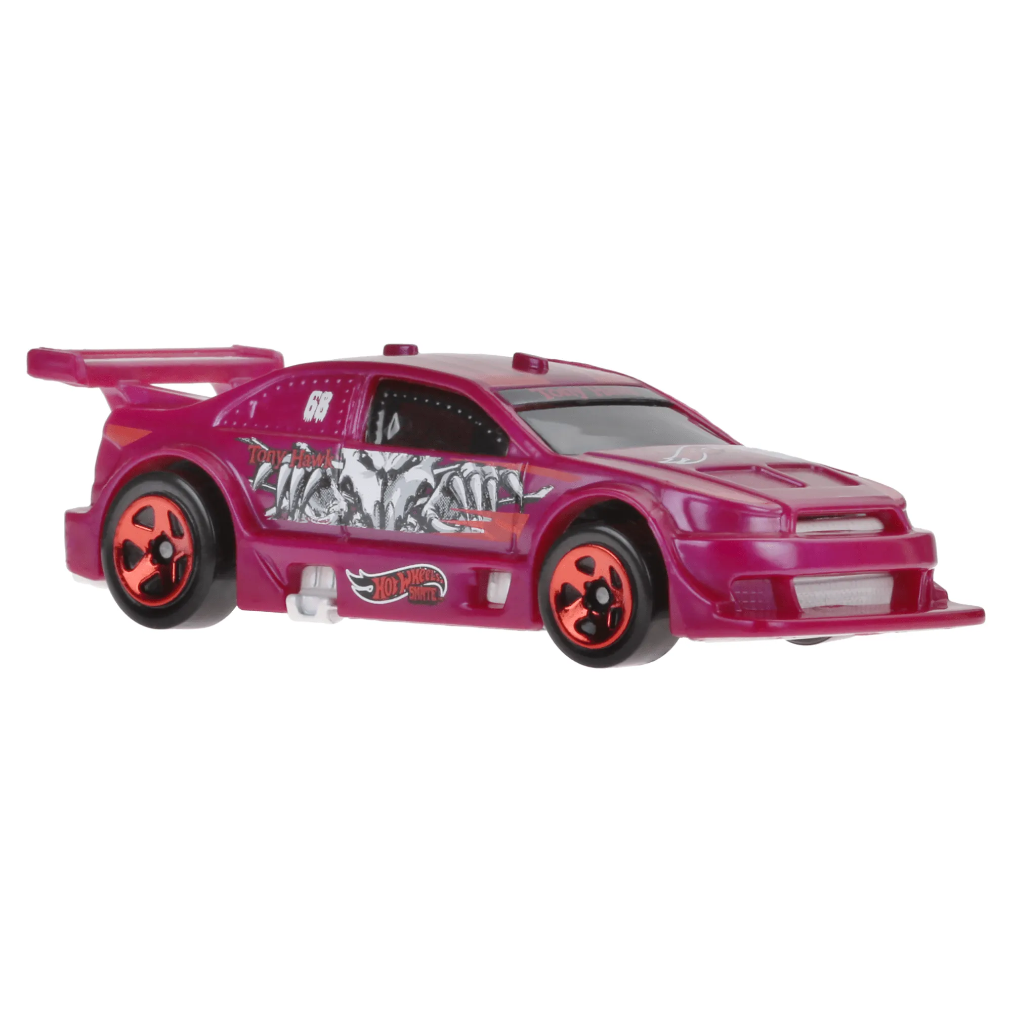 Hot Wheels Skate Veículo de Brinquedo Skateboard de Coleção Falcão Roxo e Branco com Diecast