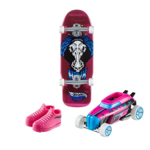 Hot Wheels Skate Veículo de Brinquedo Skateboard de Coleção TRICK HUNTER™   RIP ROD™ com Diecast