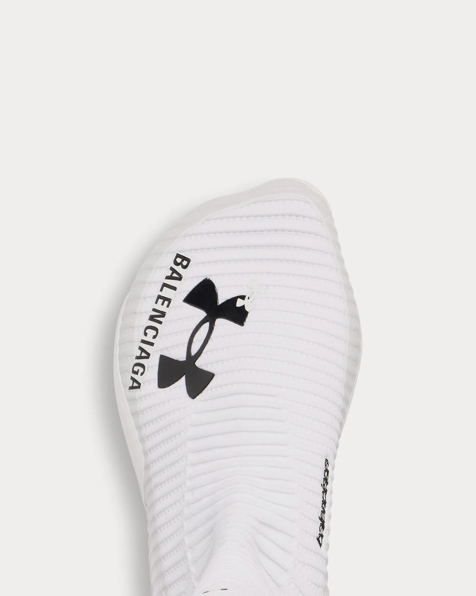 Hyper White / Black High Top Sneakers