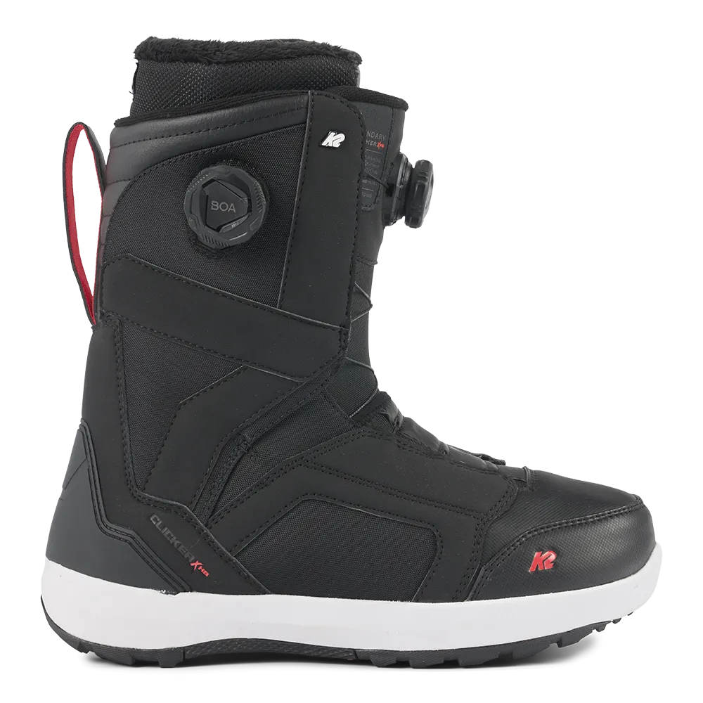 K2 Boundary Clicker X Hb Step In Snowboard Boots in Black 2024