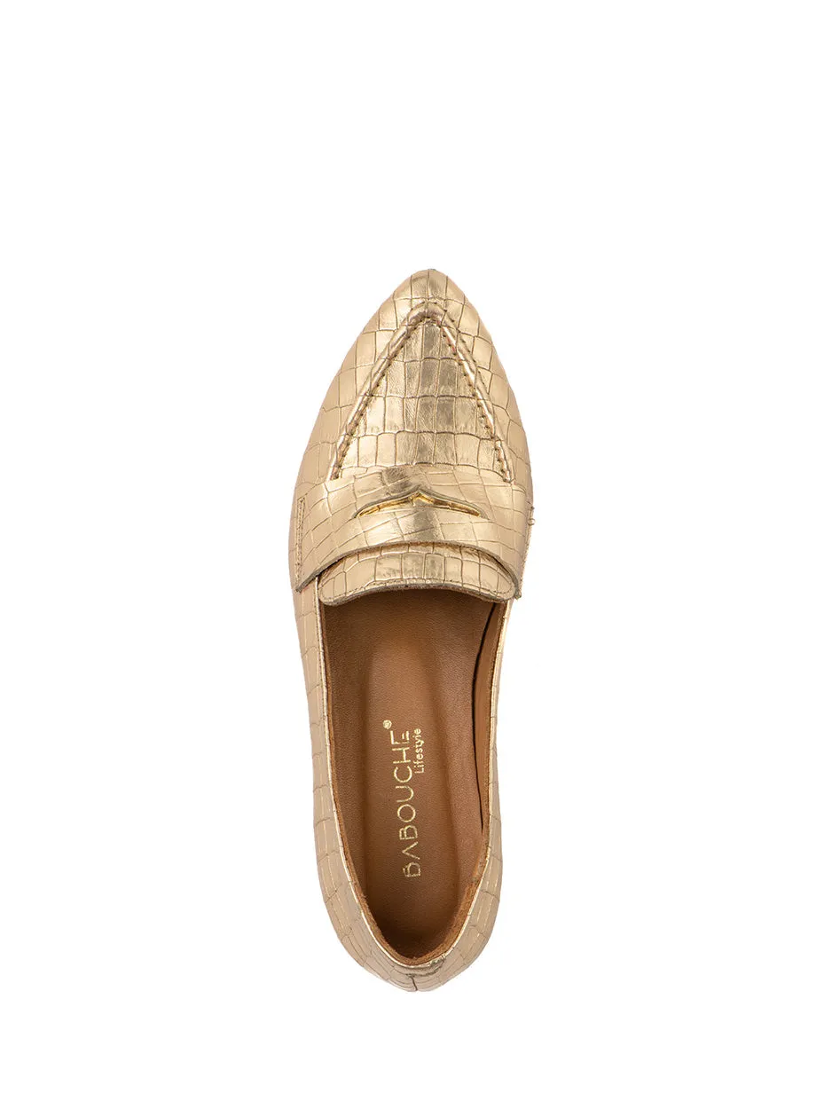 Louise | Loafer Goud
