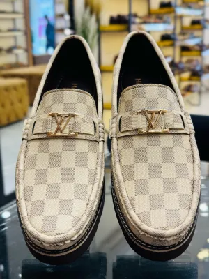 LUXMOC CHECKERED LOAFERS