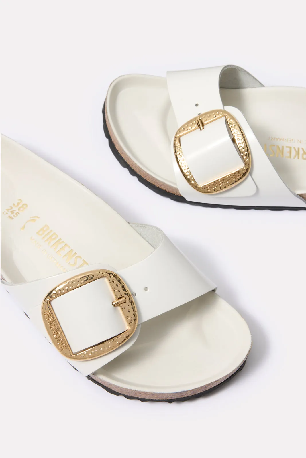 Madrid Big Buckle Gold Hammered