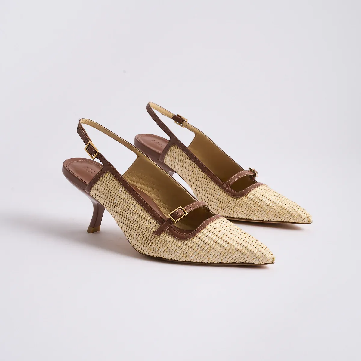 Marion Parke | Melissa Slingback in Rafia