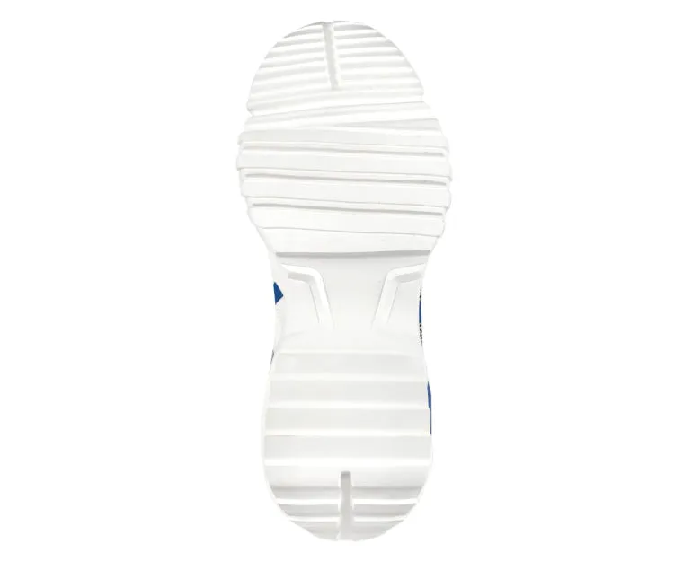 Mazino Urban Oasis Chunky Sneakers Men’s White Royal Blue