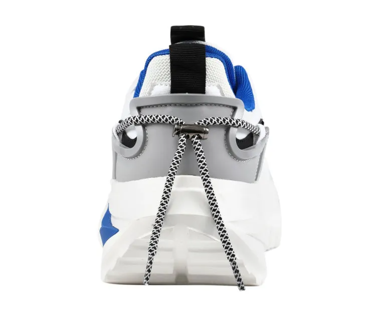 Mazino Urban Oasis Chunky Sneakers Men’s White Royal Blue