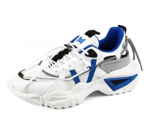 Mazino Urban Oasis Chunky Sneakers Men’s White Royal Blue