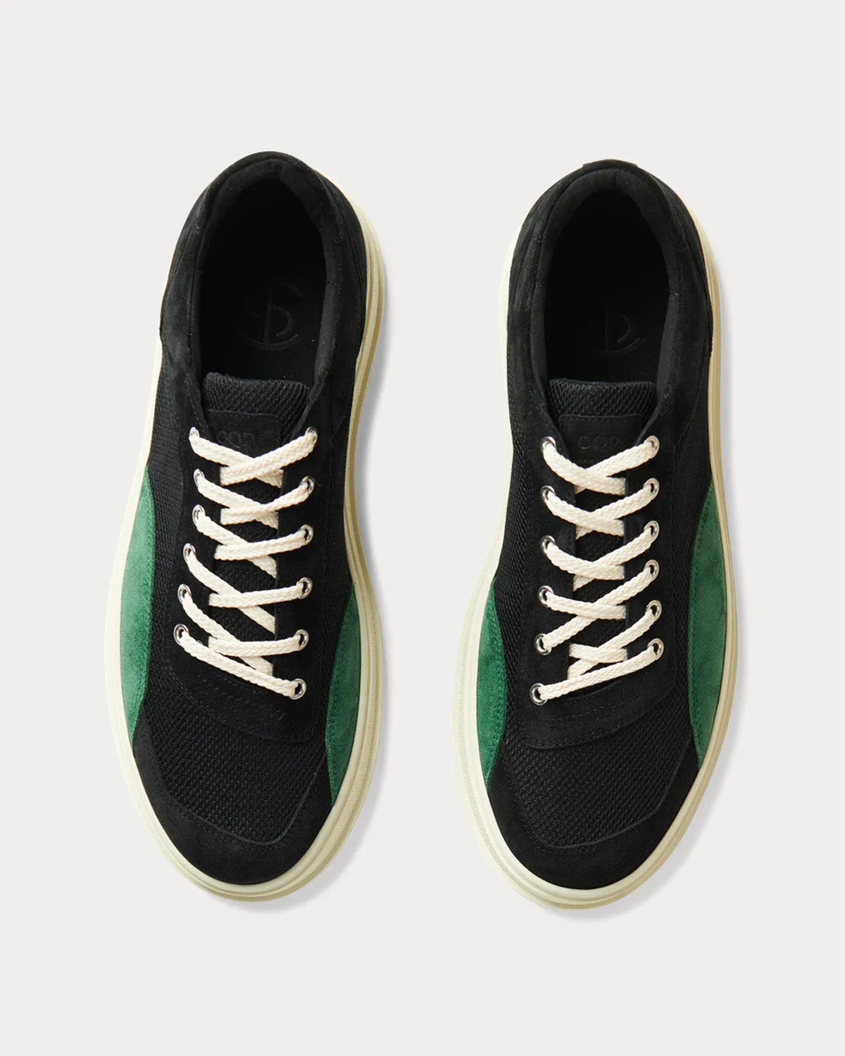 Meander Black Low Top Sneakers
