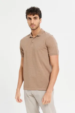 Men Brown Polo Shirt
