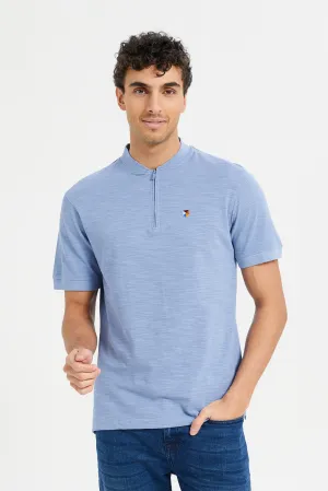 Men Lilac Polo Shirt