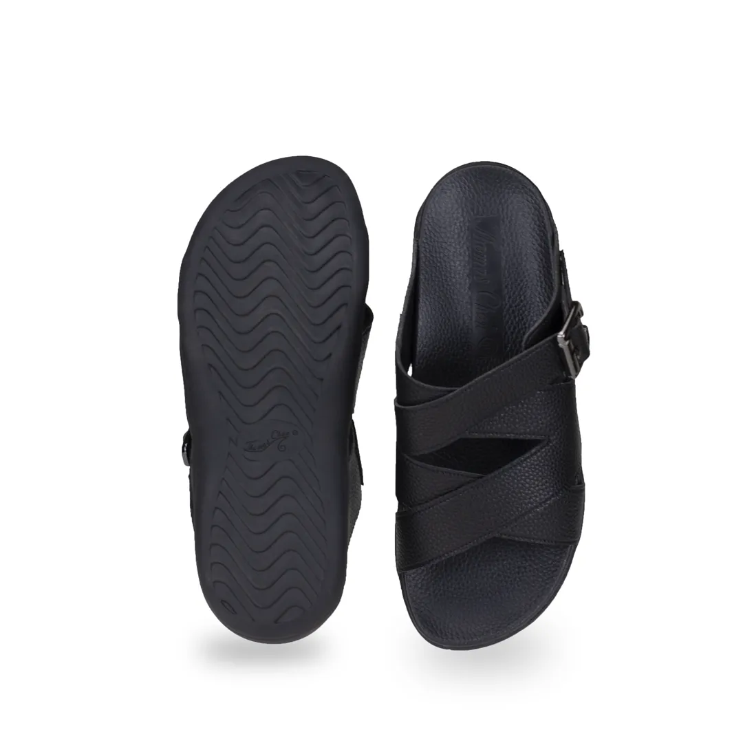 Men Multi Straps Buckle Sandals [Comfy Health Series][ODD SIZES LEFT]