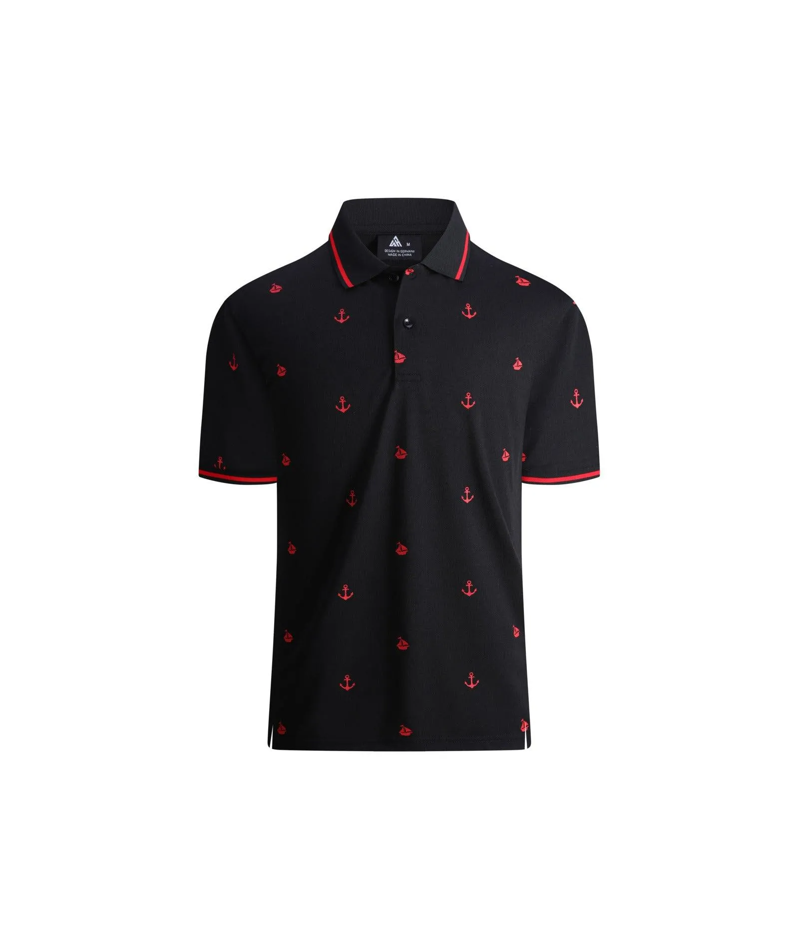 Men's Dry Fit Button Up Polo Shirt-ZPK007844