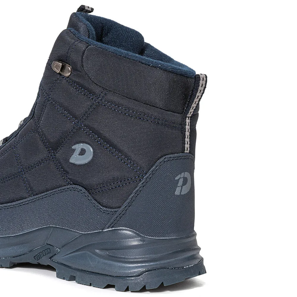 Men's Waterproof Non-Slip Winter Snow Boots - Warm, Windproof, Plus Velvet Lining