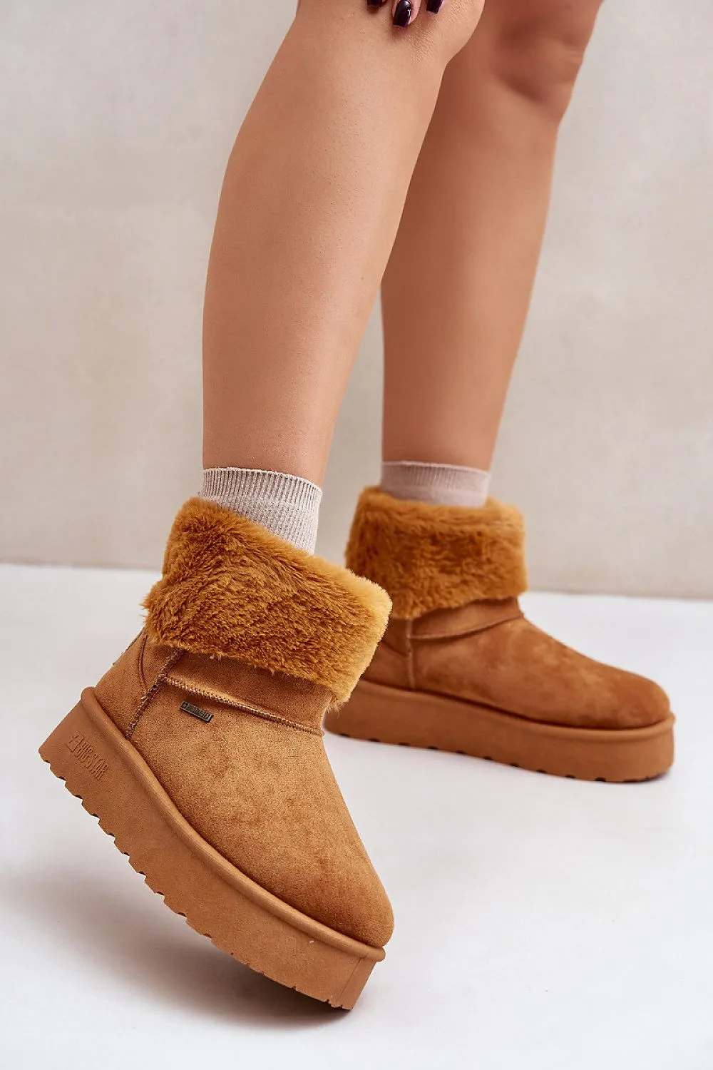 Midi Slip-On Fur Snow Boots