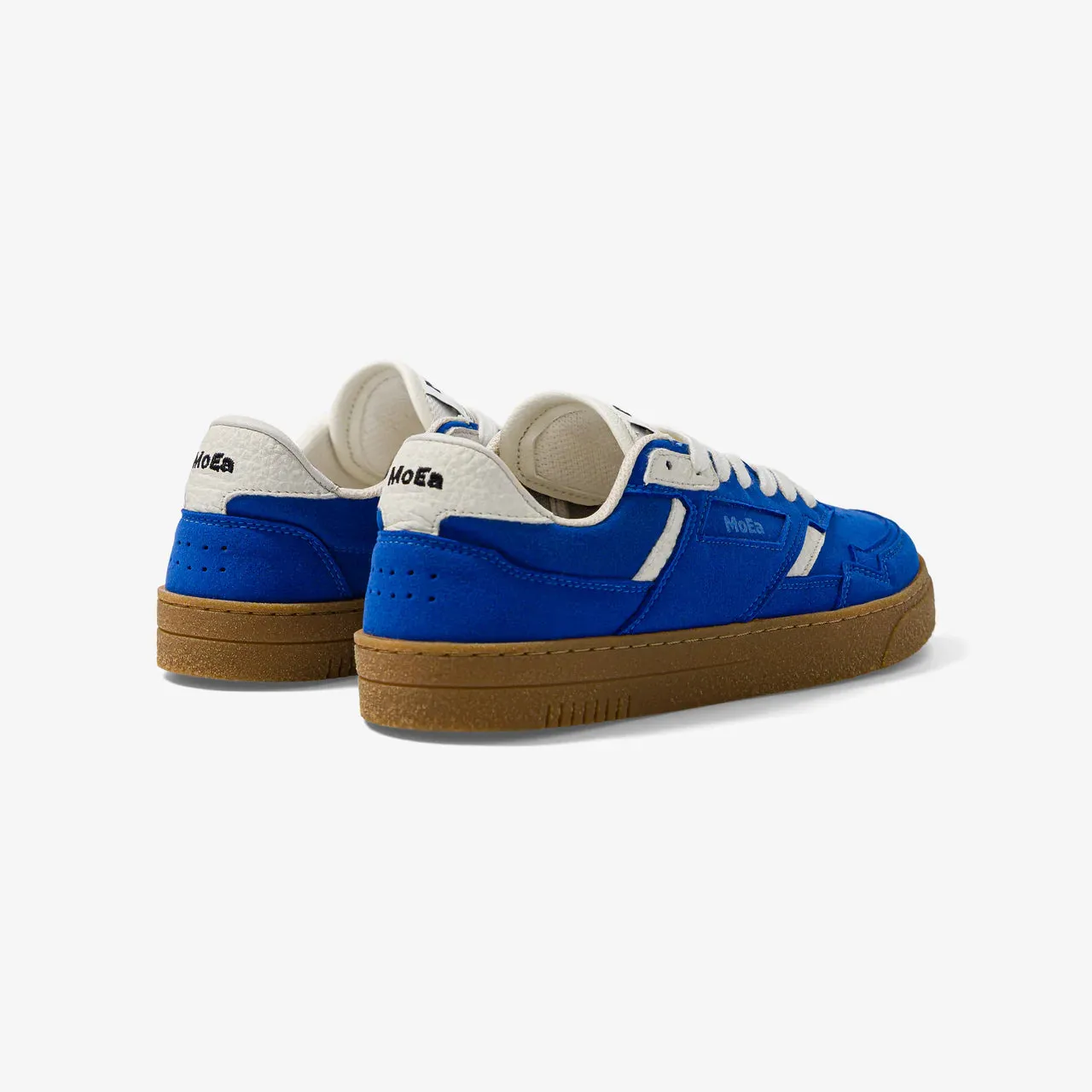 MoEa | GEN9 Mushroom Vegan Sneakers | Full Blue Suede