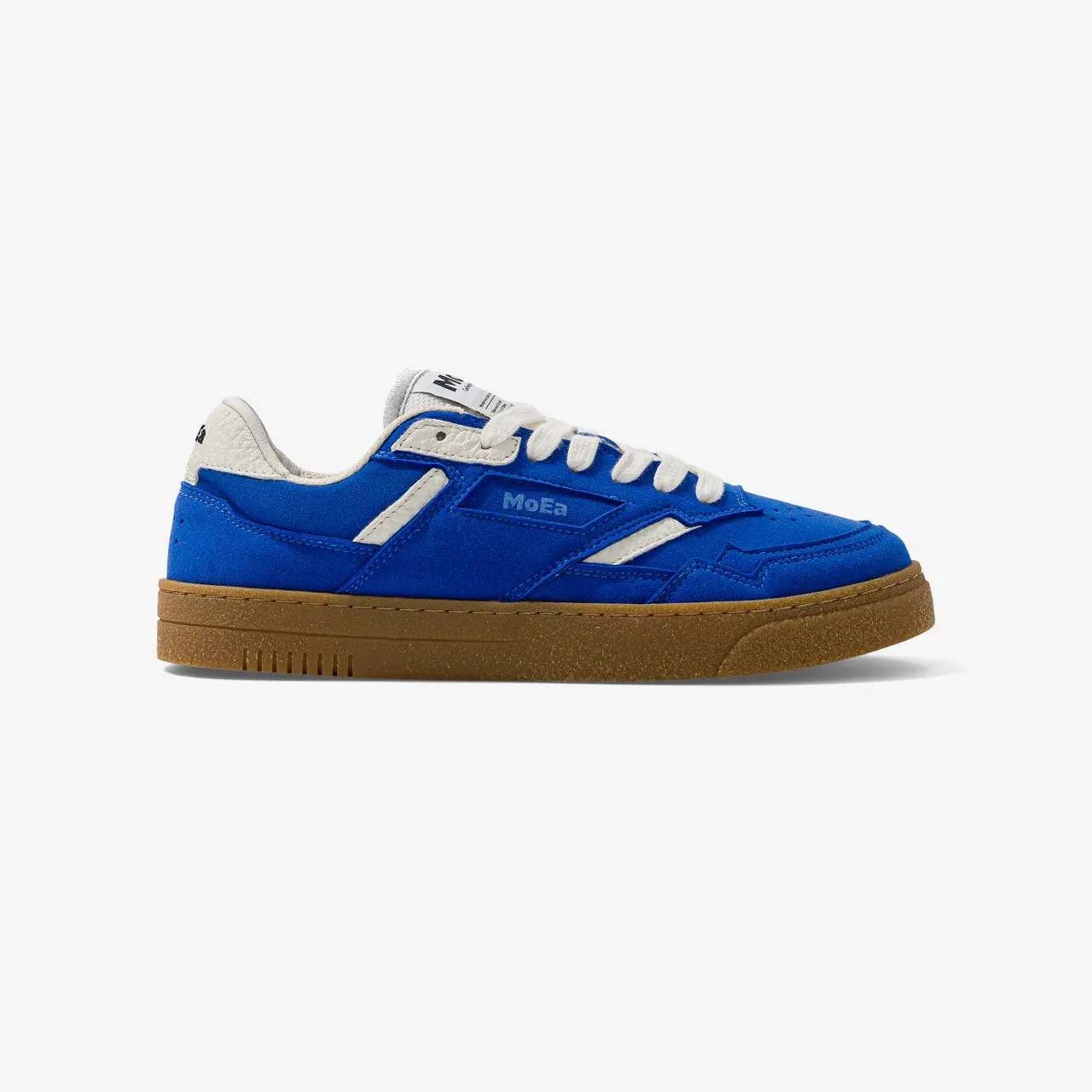 MoEa | GEN9 Mushroom Vegan Sneakers | Full Blue Suede