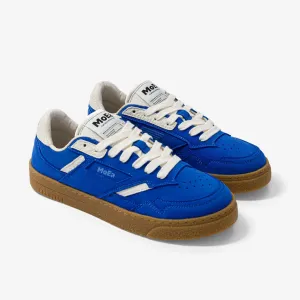 MoEa | GEN9 Mushroom Vegan Sneakers | Full Blue Suede
