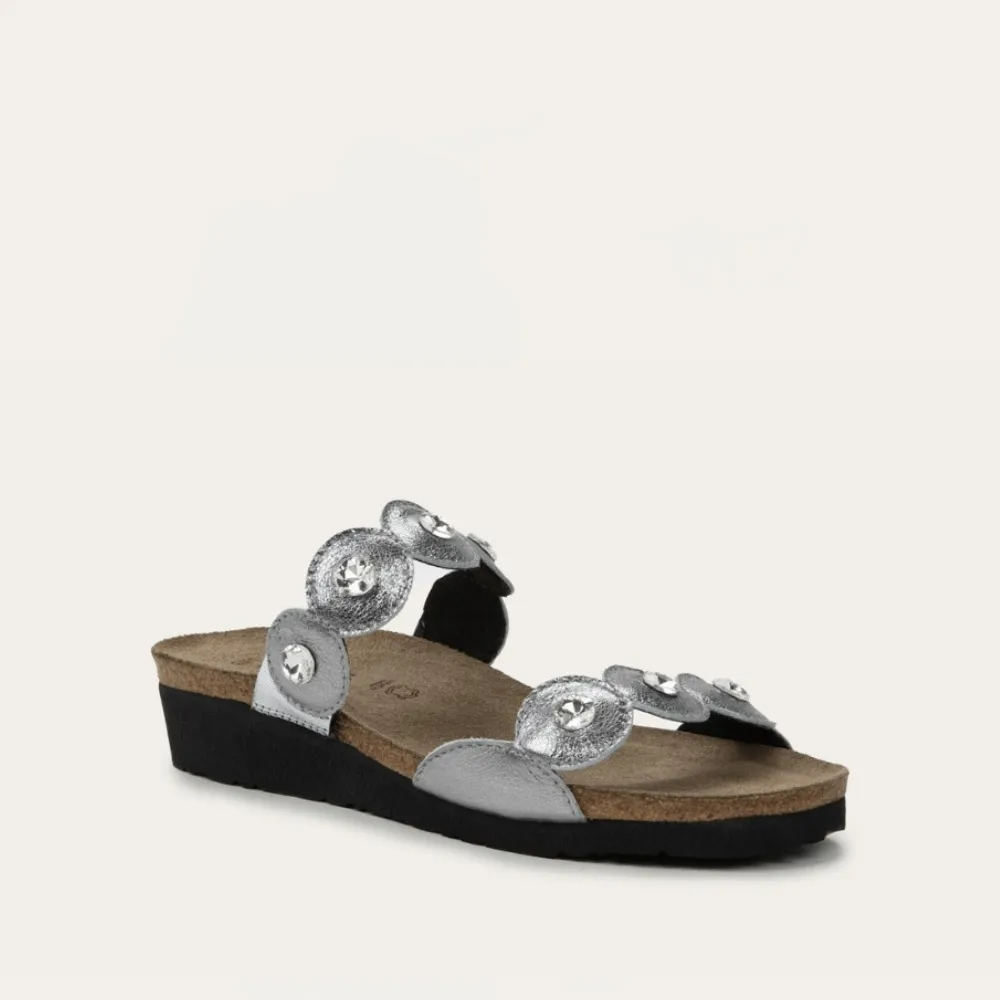 NAOT Hailey Sandal - Dark Pewter Leather