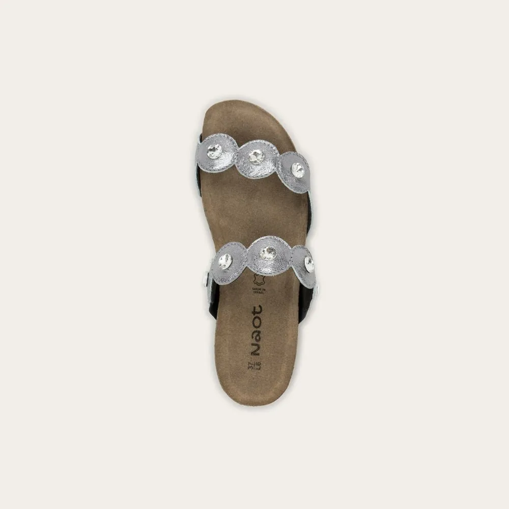 NAOT Hailey Sandal - Dark Pewter Leather