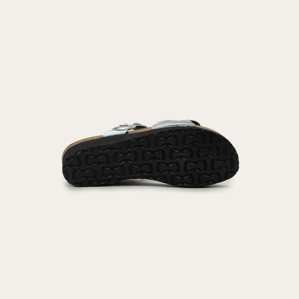 NAOT Hailey Sandal - Dark Pewter Leather
