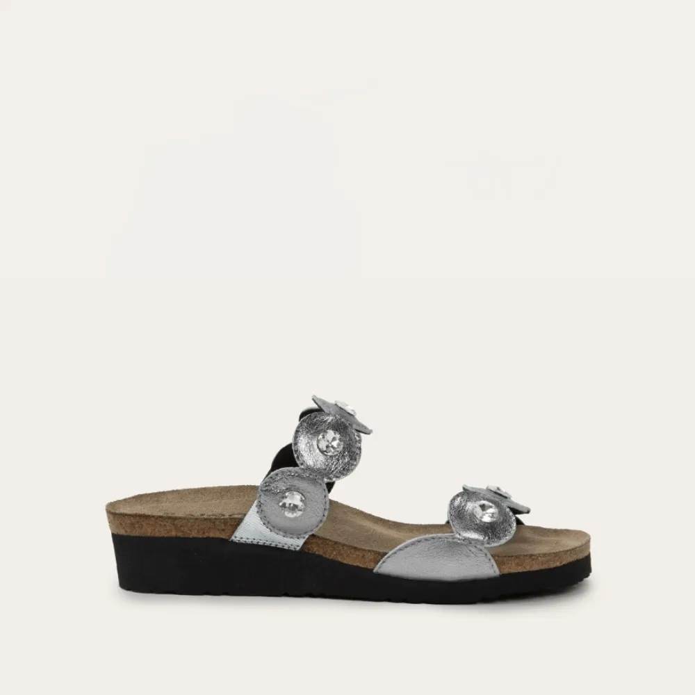 NAOT Hailey Sandal - Dark Pewter Leather