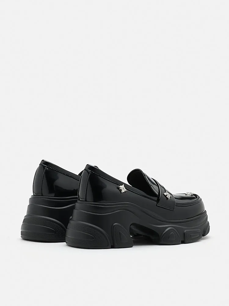 Nevaeh Diamante Platform Loafers