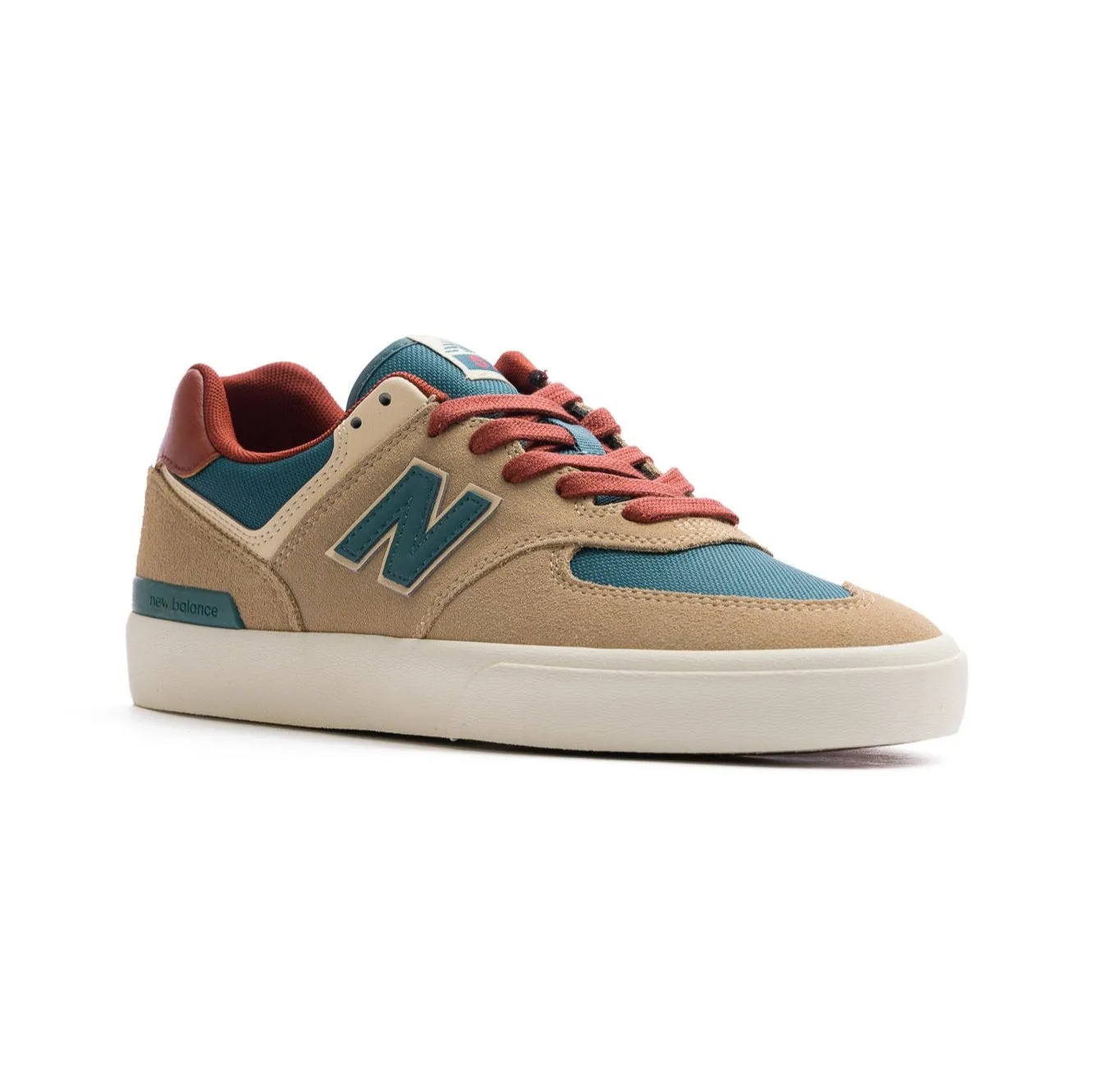 New Balance Numeric 574 Vulc - Tan with Forest Green