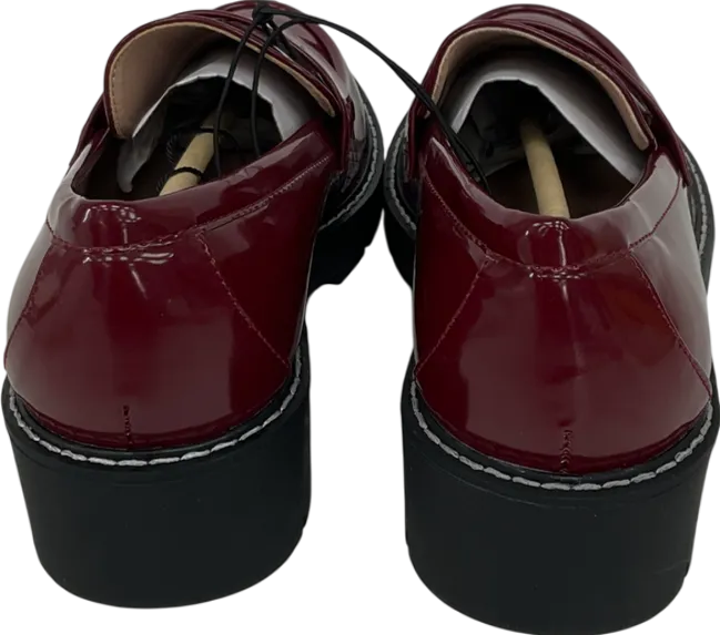 New Look Red Wide Fit Loafers UK 4