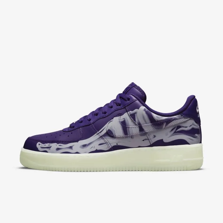 Nike Air Force 1 QS "Purple Skeleton" 2021 Halloween Pack (CU8067-500)