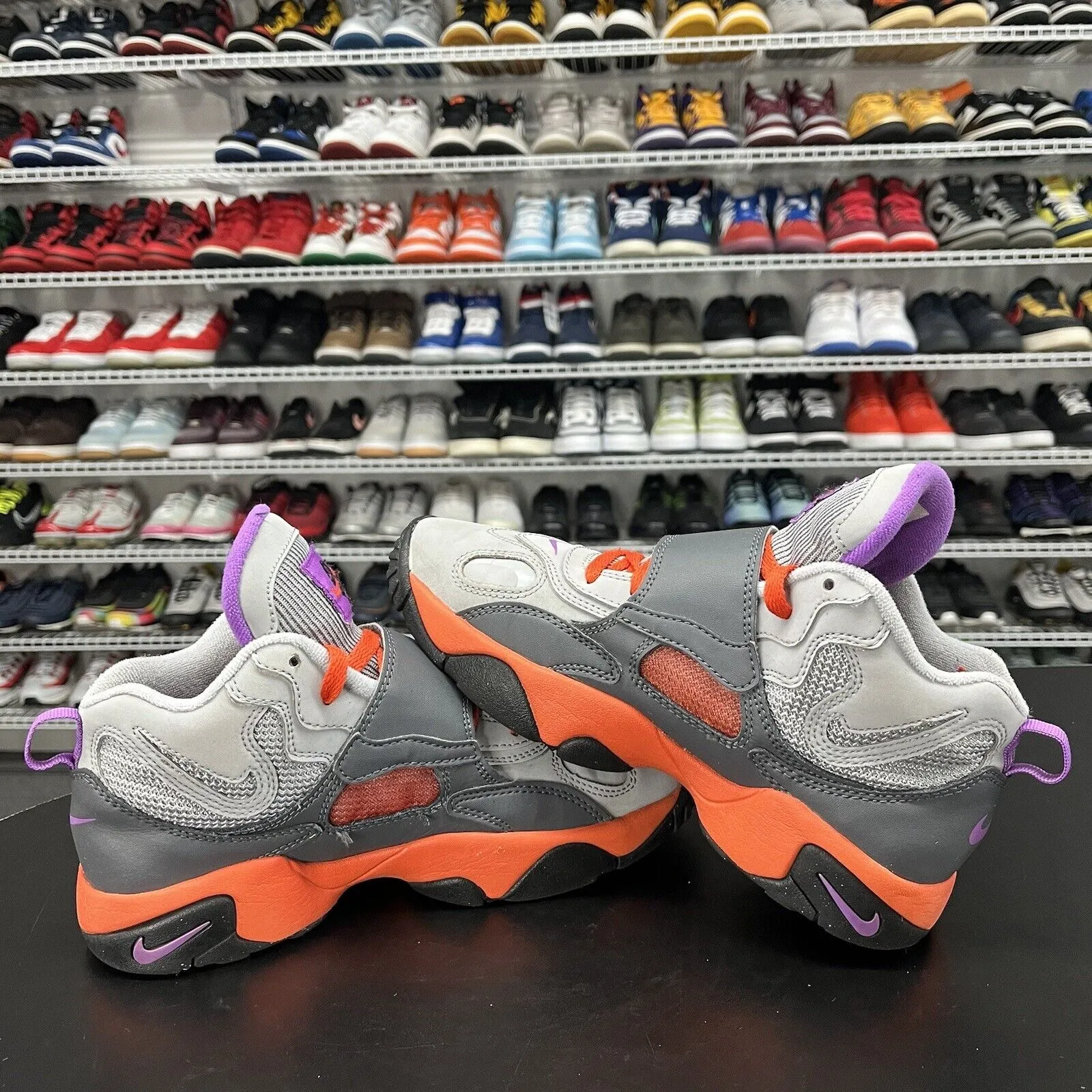 Nike Air Max Speed Turf Purple Orange Gray 535735-085 Youth Size 5.5Y