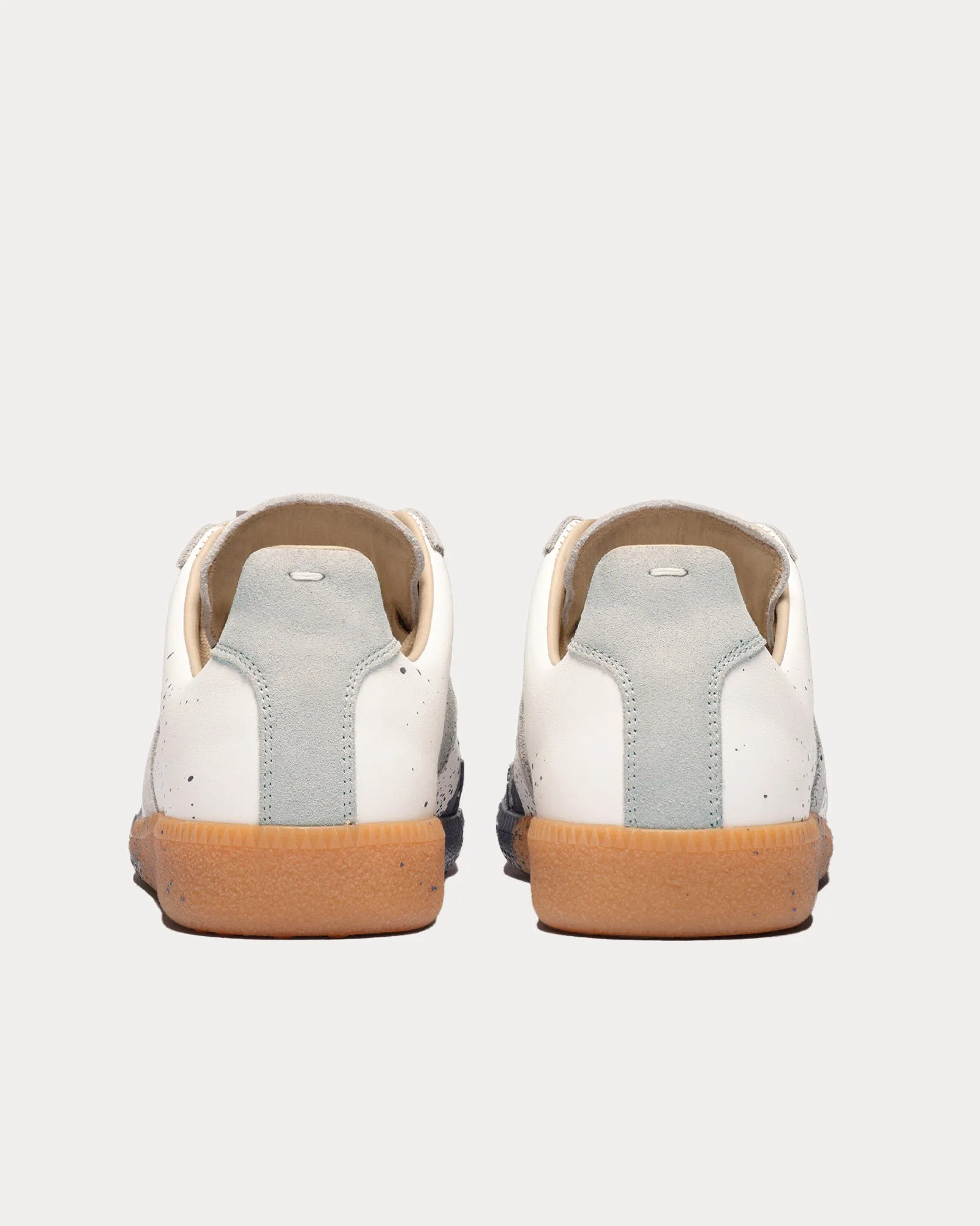 Paint Replica White / Pewter Low Top Sneakers