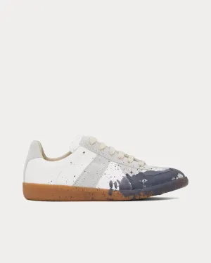 Paint Replica White / Pewter Low Top Sneakers