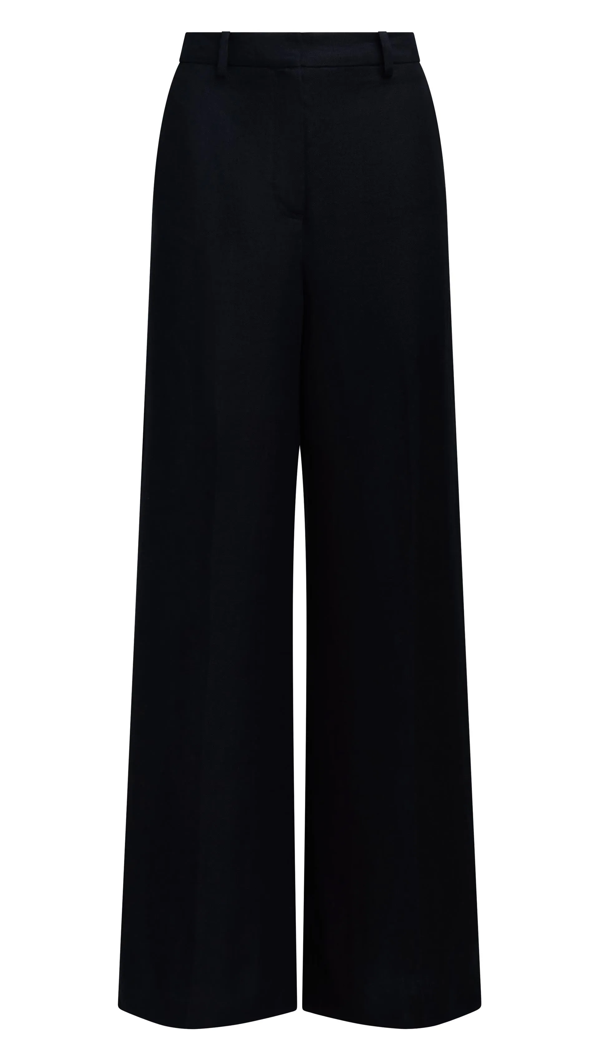 Park Trouser in Basket Weave Linen | Midnight