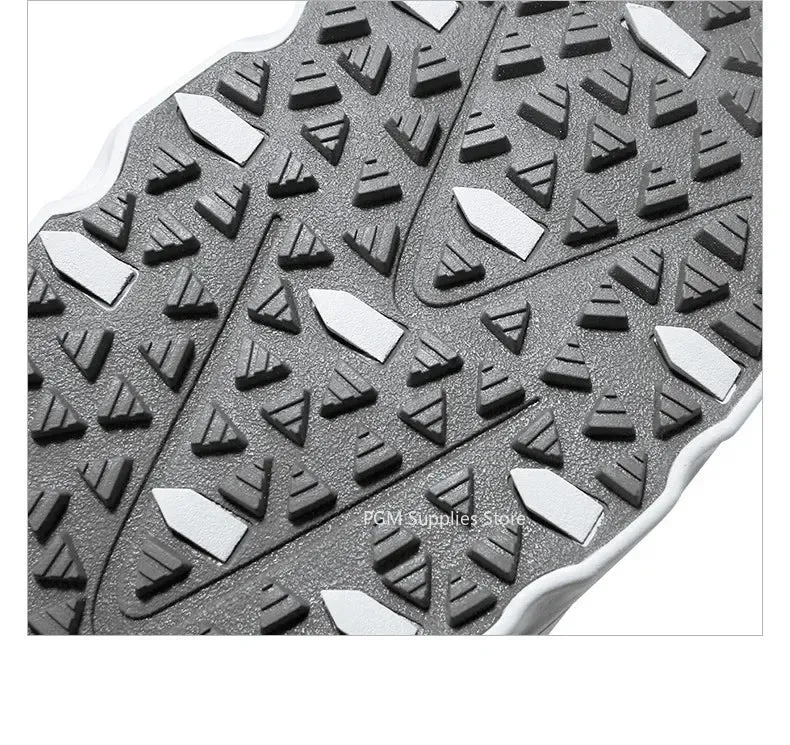 PGM Men Golf Shoes Knob Shoelaces Anti-side Slip Waterproof Men's Sports Shoes Sneakers XZ277