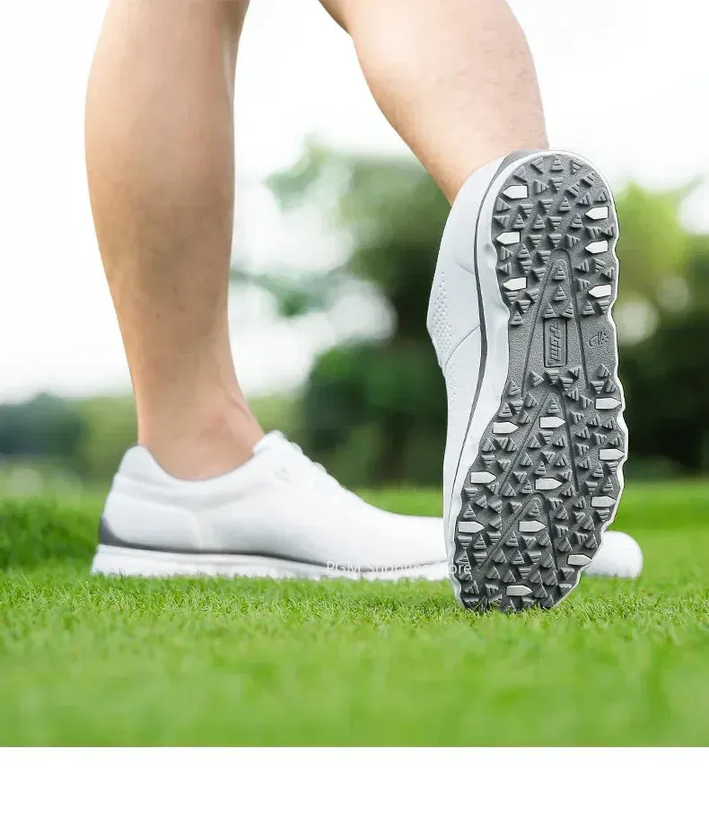 PGM Men Golf Shoes Knob Shoelaces Anti-side Slip Waterproof Men's Sports Shoes Sneakers XZ277