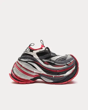 Platform Black / Red / White Low Top Sneakers