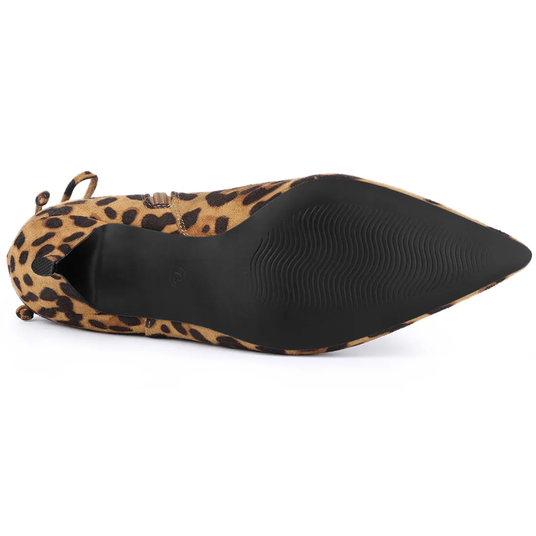 Pointed Toe Kitten Heel Ankle Booties